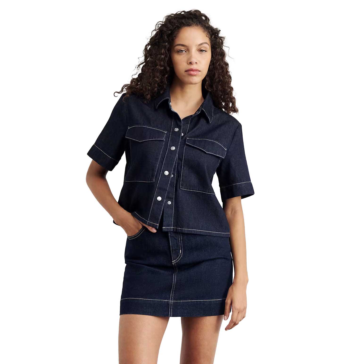 JAG Loe Denim Ss Shirt